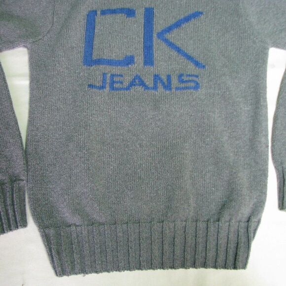 Vintage Calvin Klein Spellout Turtleneck Sweater - Picture 2 of 5